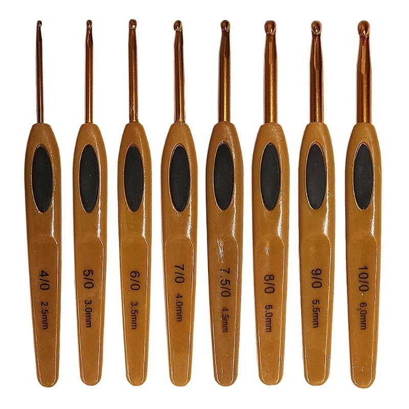 40JD Knitting Needles Crochet Hooks Craft Yarn Hook Weave Sweater Sewing Tools
