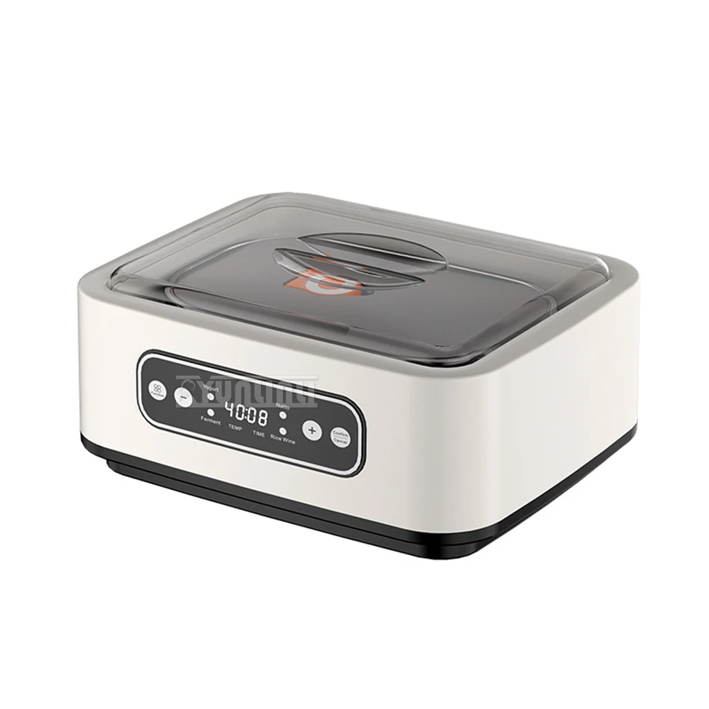 Máquina inteligente de fermentação de vinho e arroz, temperatura constante, multifuncional, aço inoxidável, 9 copos
