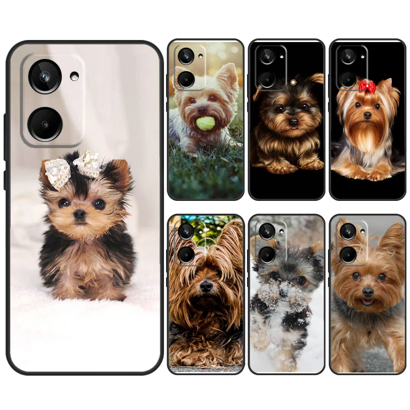 Yorkshire Terrier Dog Case For Realme C53 C55 C33 C30 C35 C67 C21Y C25 C51 C15 9 10 12 11 Pro Plus GT Neo 5 Cover