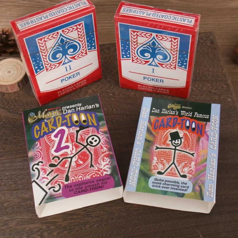 clever little guy TLittle Devil Finds Cards Special Poker Card Magic tricks Props Close-up Shockingly Simple and Magical