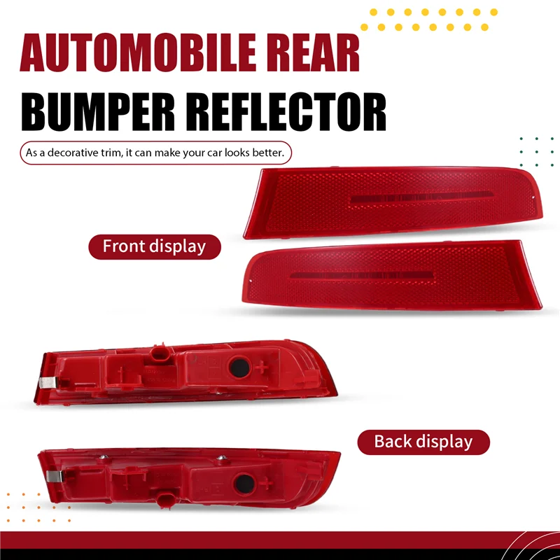 

Reliable-2Pcs Car Rear Bumper Reflector Lower Lamp Fits For BMW X5 G05 X7 G07 M Sport 63148091922, 63148091923