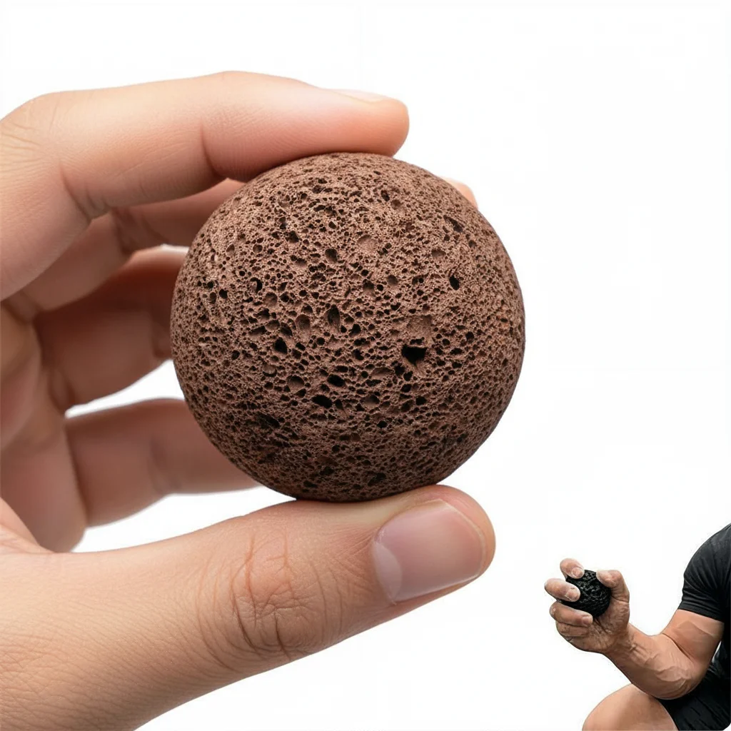 Callus-Ball für Handgriffstärkung, Kletterball, Handtrainer für Fitness, Athletik, Gym-Workout, Gewichtheben, Heimtraining, 1/2 Stück