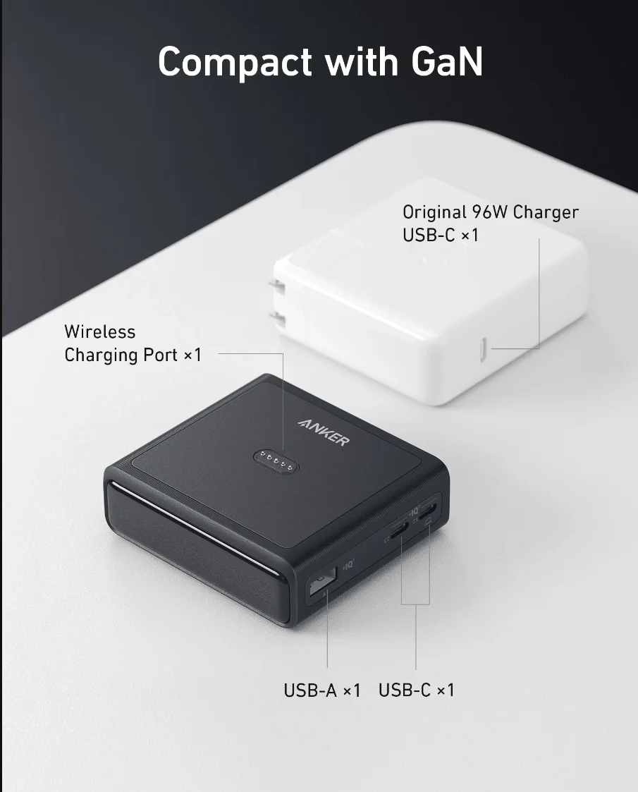 Anker 100W Charging Base for Anker Prime Power Bank