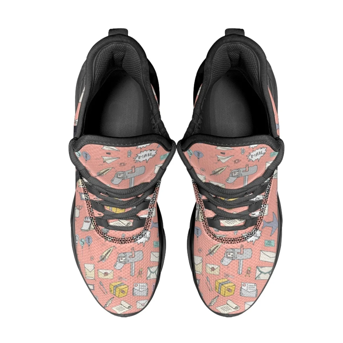 Nieuwe Cartoon Postbode Meisje Ontwerper Casual Schoenen Zomer Outdoor Ademende Wandelschoenen Antislip Schokabsorberende Sneakers 2023