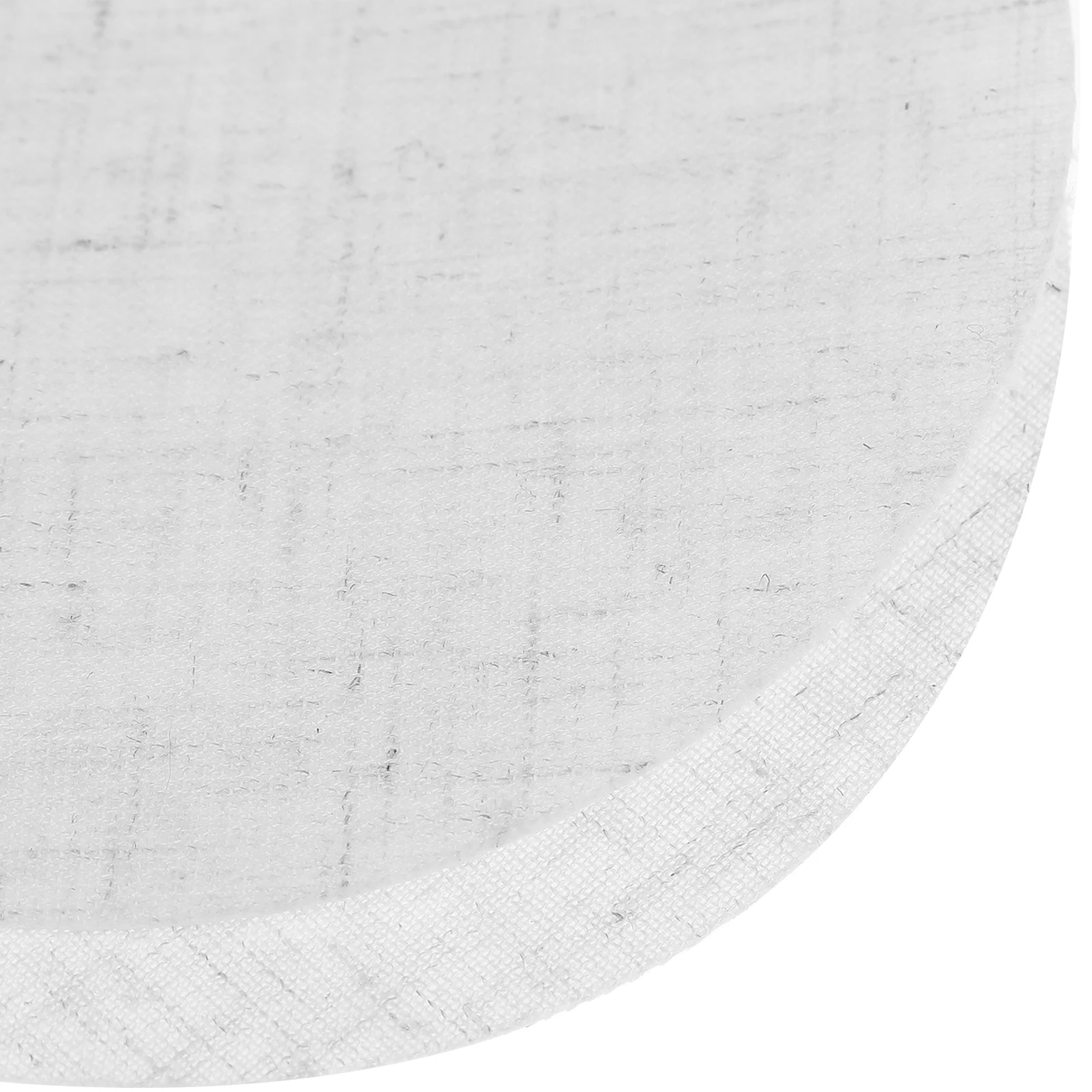 

2pcs Anti-glare Lampshade Diffuser 16CM Shallow Coffee Beige Fabric Cover Ceiling Light Shade Edges Cloth Chandelier