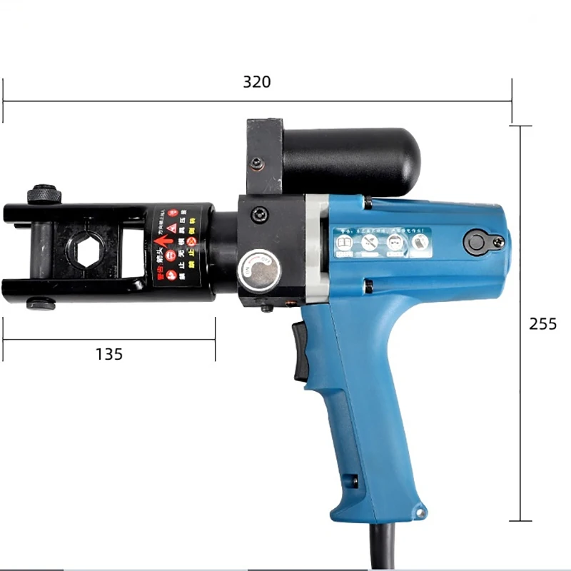 Plug in Hydraulic Pliers Electric Wire Crimping Pliers Fast Crimping Terminals Portable Hydraulic Tool