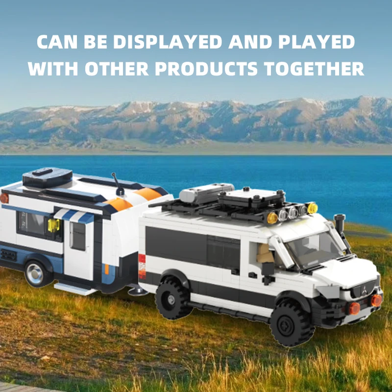 

Конструктор Creative Series: Автодом-фургон, модель транспортного средства, игрушка для мальчиков, подарок на день рождения