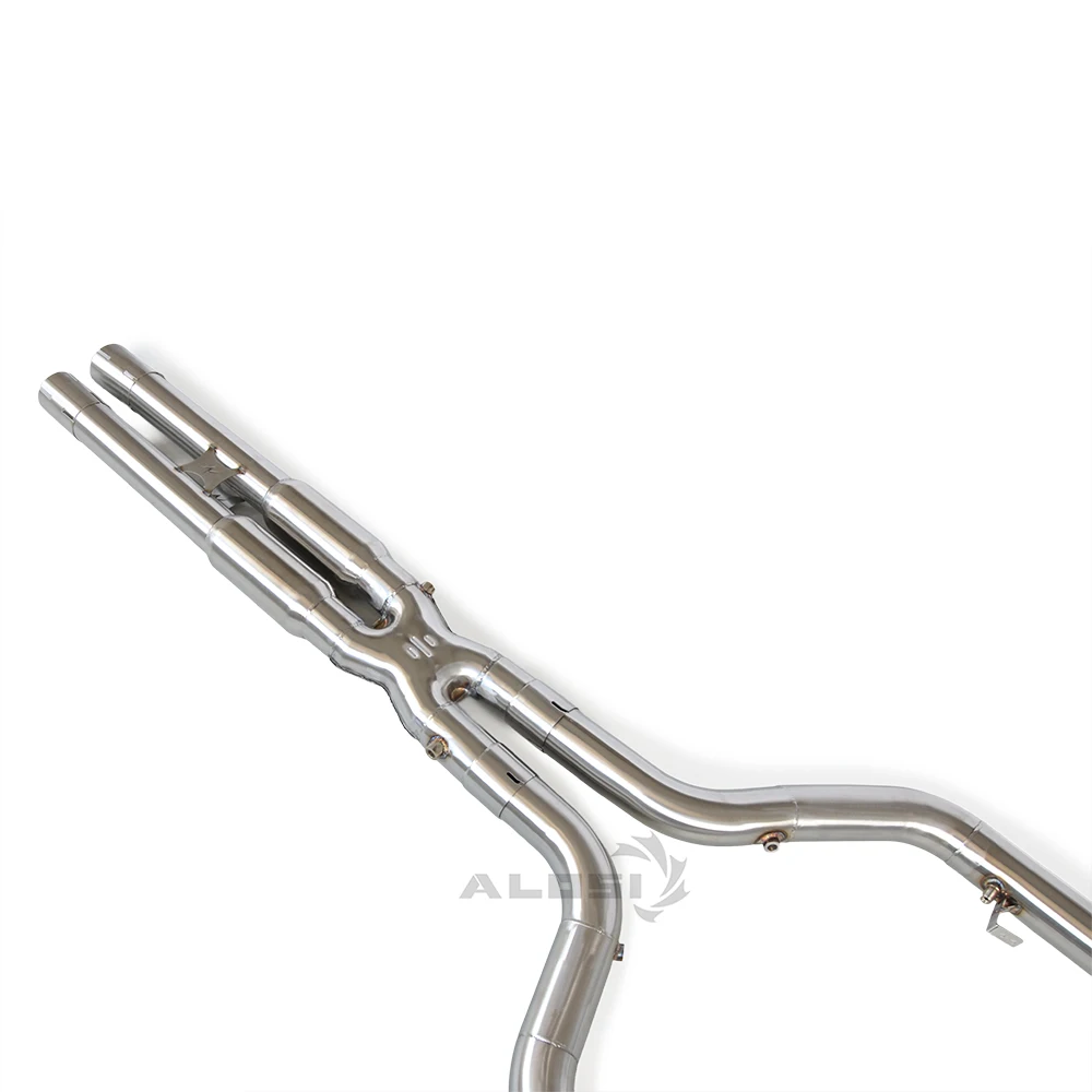 

Factory wholesale for 2023-2025 BMW XM X6 X5 M60I 4.4T exhaust midsection ALOSI stainless steel performance pipe
