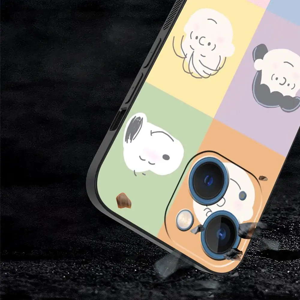 Cute animal s-snoopy Phone Case for Apple iPhone 15 Pro Max 13 14 Plus 12 Mini 11 Pro XR 8 SE 7 6S XS MAX Matte Armor Cover