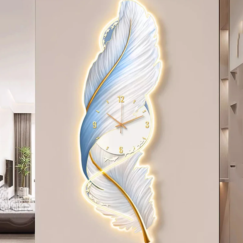 Luxury Digital Wall Clocks Restaurant Nordic Minimalist Interior Fashion Wall Watch Aesthetic Reloj De Pared Room Decorations