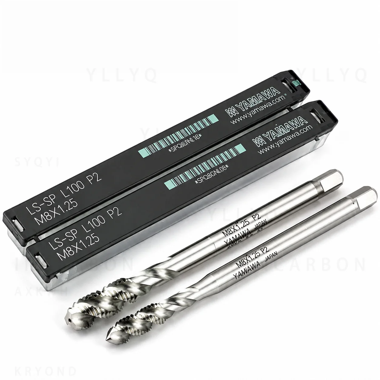 Original Japan YAMAWA Long Shank Spiral Fluted Tap, 80/100/120/150mm, M2-M12, Machine Screw Threading Tap