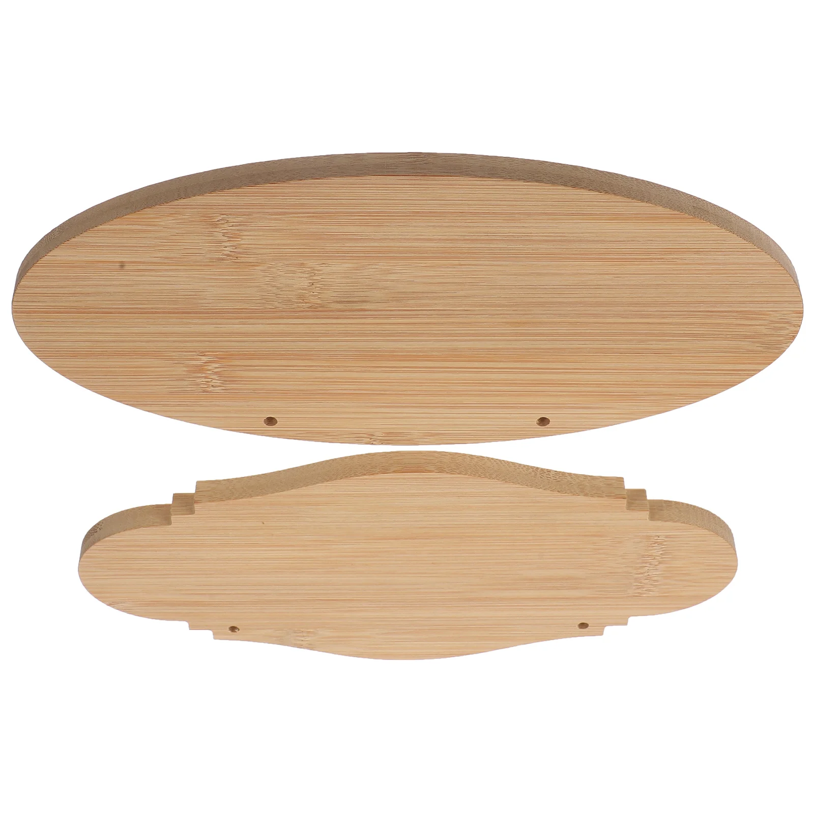 

2 Pcs Bamboo and Wood Door Sign Signs Hanging Blank Plaque Rustic Decor Pendants Unfinished Tags Home Listing