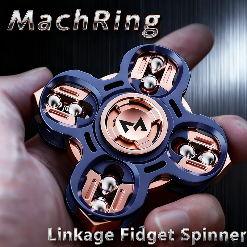 Fidget Toy Metal Tuning Fork Fidget Spinner for Adults. EDC Stress Relief & Focus Toy. The Perfect Gift for Men, Teens & Kids