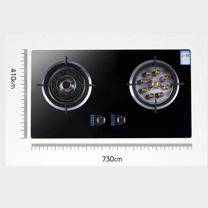 Kompor Gas Portabel Kaca Temper Modern