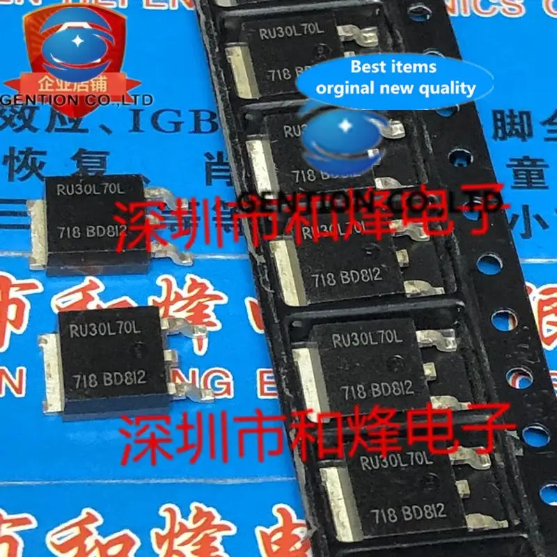 10Pcs RU30L70L Om-252 -30V -70A In Voorraad 100% Nieuwe En Originele