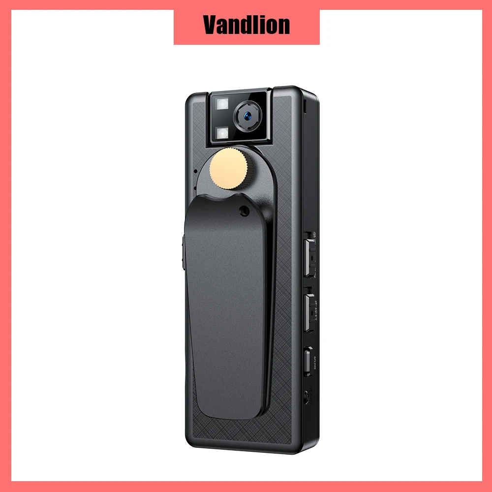 Vandlion A51 Digital Mini Camera with Back Clip IR Night Vision Loop Recording Action Cam Full HD 1080P Video Recording for Bike