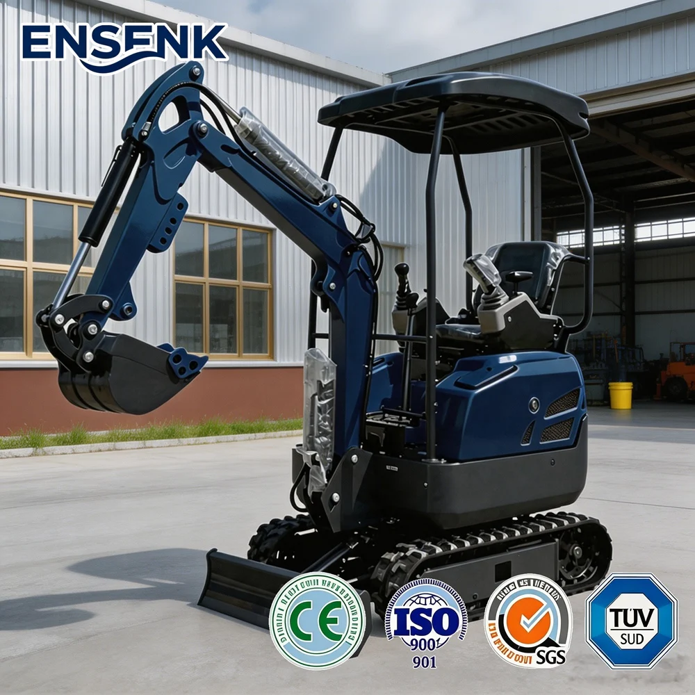 

Mini Excavator Construction 1.0Ton 1.7Ton 2.0Ton 2.5Ton Yanmar engine CE Efficient Gardening Equipment Families Fast Delivery