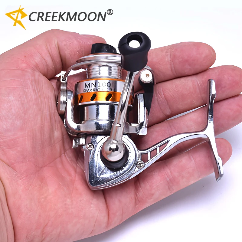 POWER Full Metal Mini Winter Ice Fishing Reel Small Spinning Reels Carp Raft Fishing Wheel for Fish Accessories Saltwater Gear