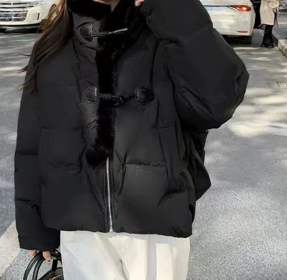 تنوعا معطف القطن القصير الخبز القطن معطف الشتاء نمط جديد فضفاض سميكة الدافئة بلون سترة قطن