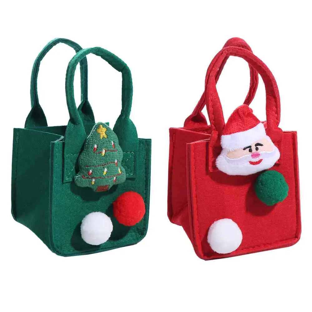 

Мультяшный рюкзак-сумка для конфет, рождественская сумка для сладостей, мешочки для угощений с Дедом Морозом, милые мультяшные детские сумки для конфет для вечеринок