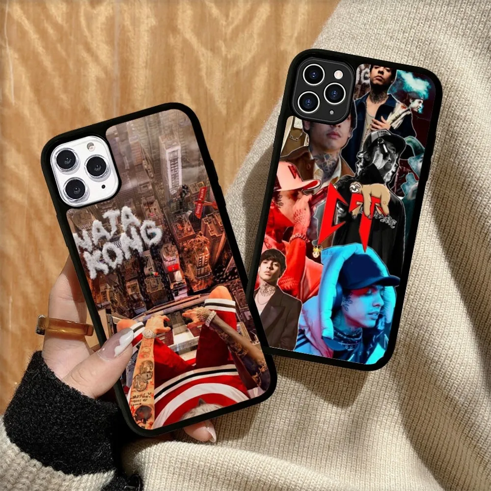 Rap N-Natanael C-Cano Phone Case Silicone PC+TPU For For IPhone 11 12 13 14 15 16 Plus Pro Max Cover