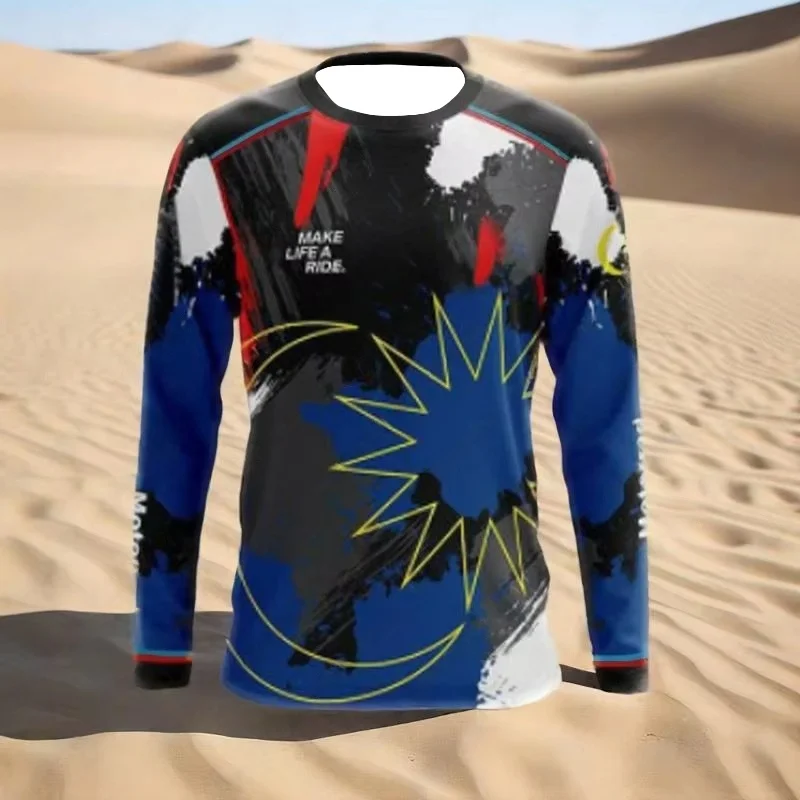 

BMW синий, красный, белый, классическая мужская футболка с длинным рукавом в стиле граффити с разбрызгами чернил, модная спортивная уличная велосипедная культура