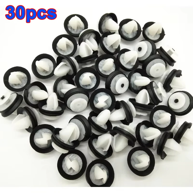 

30PCS Clips For Citroen C2 C8 C3 C4 Peugeot 307 206 508 Auto Fastener Clip Plastic Rivet,Car Interior Door Panel Card Trim Clips