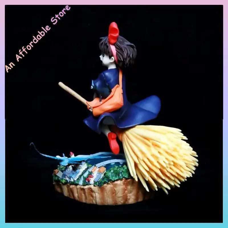 كيكي الساحرة الصغيرة ميازاكي يونيو أنيمي الطرفية سطح المكتب سيارة Gk تمثال نموذج حلية ألعاب أطفال هدية عيد ميلاد #4