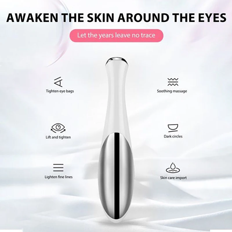 Electric Eye Massage Pen Small and Portable Beauty Facial and Eye Care Dry Battery Power Supply Lightweight and Portable image 5