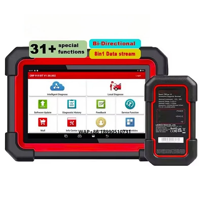 

X431 CRP919E BT All System Diagnostic Tools Europe Version ECU Coding OBD2 Scanner for Cars Can Diagnose Code Reader