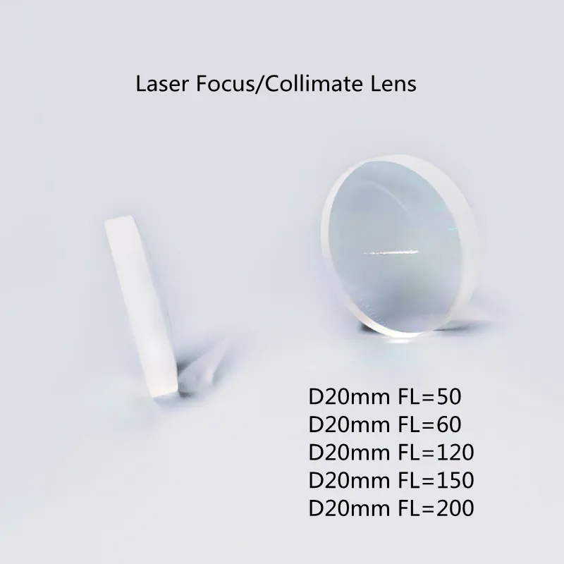 

D20mm Fiber Laser Focus Collimator Lens Plano-convex 1064nmAR For Raytools Welding Equipment Parts