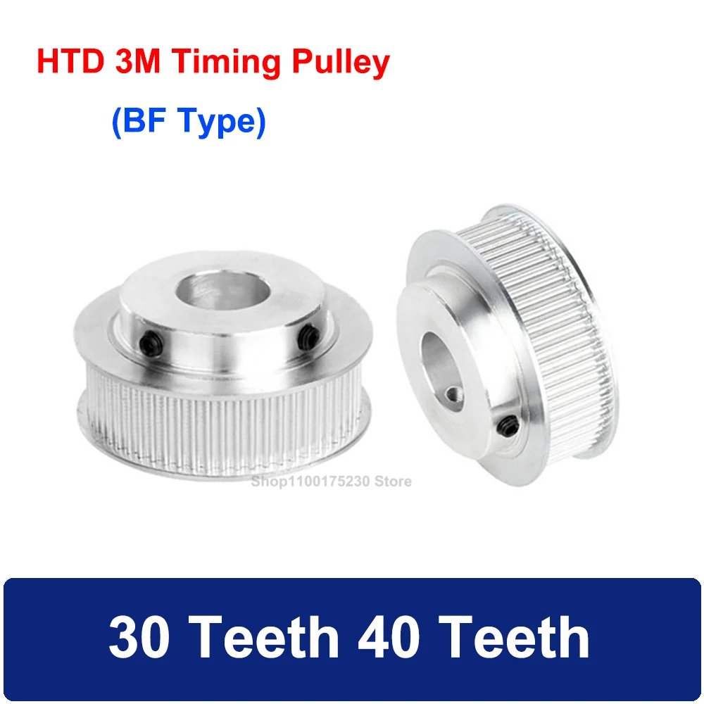 1PCS HTD 3M 30 Teeth 40 Teeth Timing Pulley Synchronous Wheel Width 7/11/16mm Bore 4mm-20mm Transmission Parts