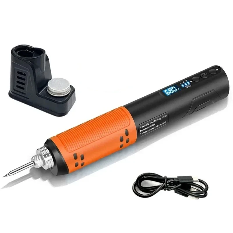 Portable Wireless USB Digital Display 200-450℃ Fast Heating Soldering Iron Household Rechargeable Soldering Pen Welding Tool