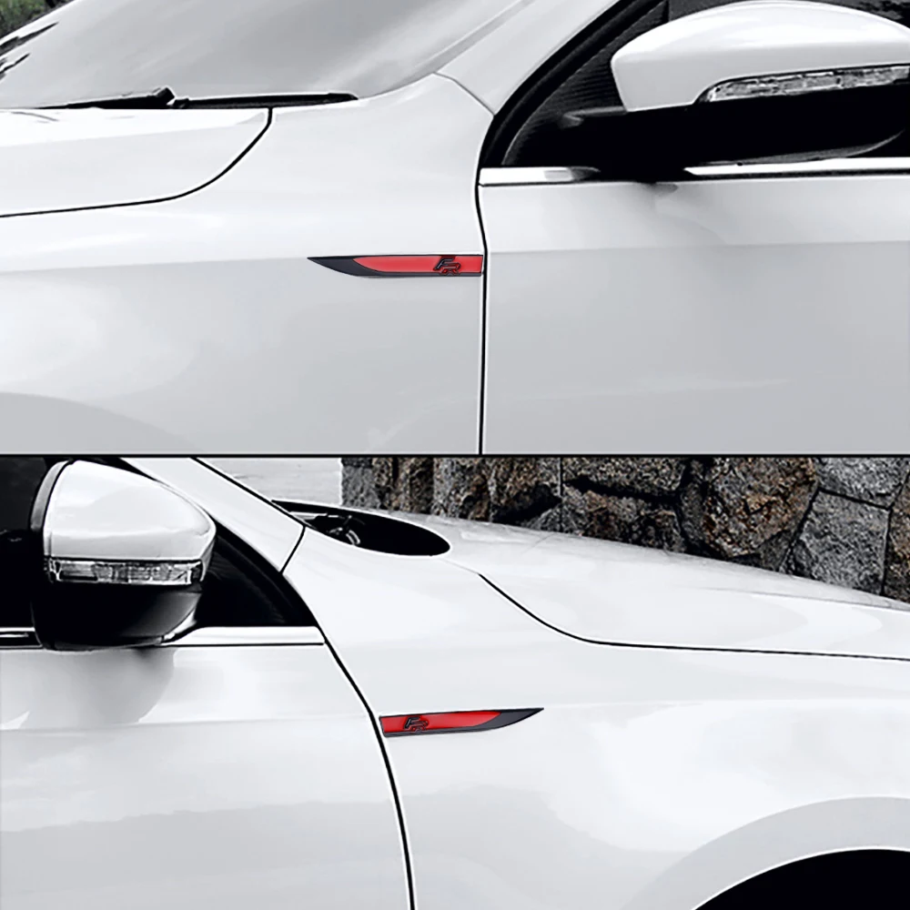 For SEAT FR Arona Cupra Exeo Leon Mk1 5f 1p Ibiza 6j Arosa Car Metal Alloy Badge Car Body Side Wing Fender Decoration Stickers