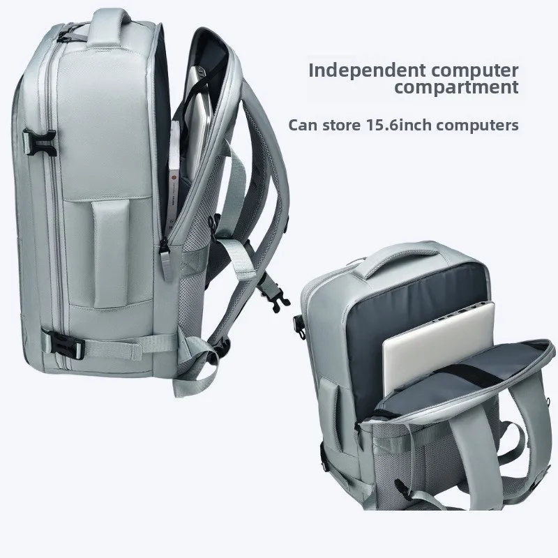New Men's and Women's Backpacks with Minimalist Style, Large Capacity Travel Backpack, High-end Feel, Student Backpack