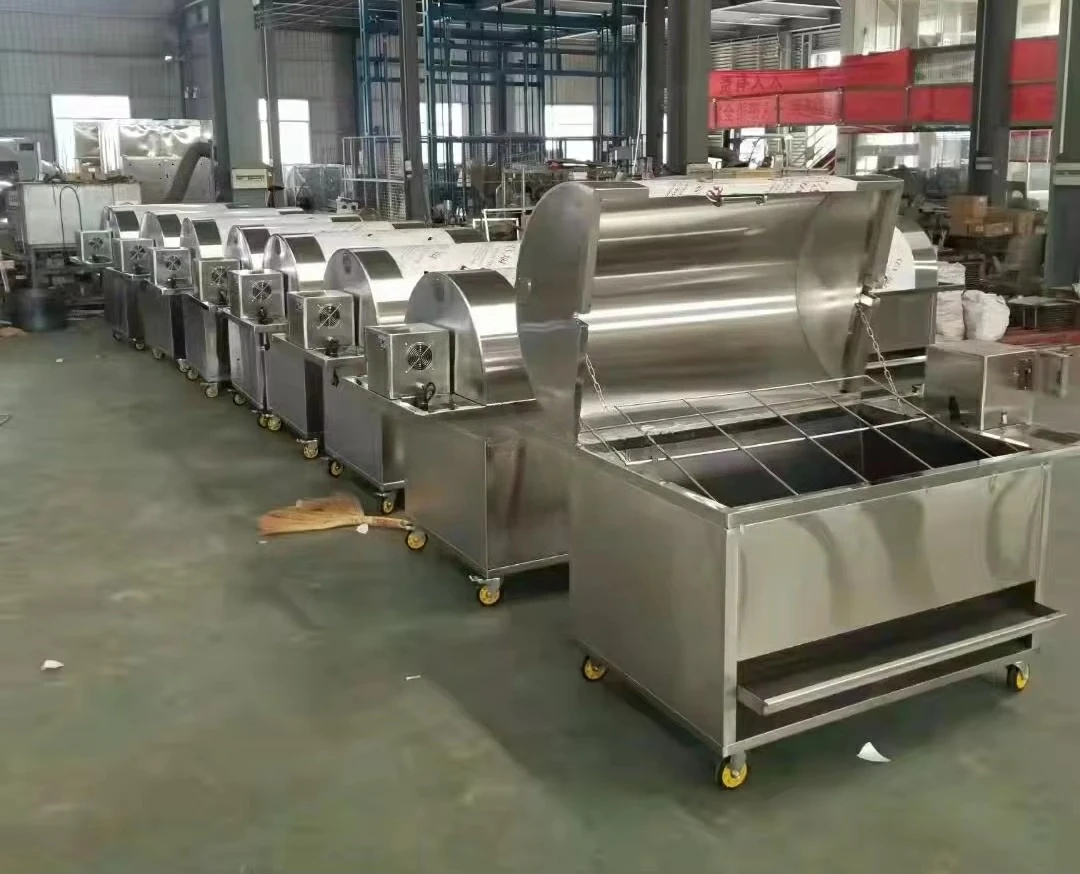 Whole Sheep Roasting Machine With Low Price Lamb Leg Roast Stove Smokeless Charcoal Barbecue Grill Oven