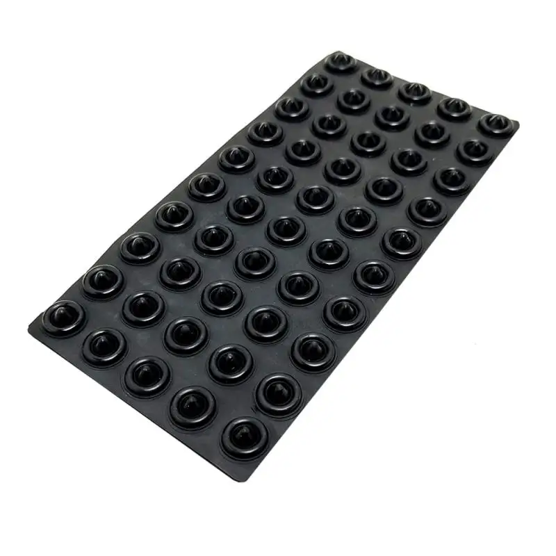 Round/Square Bumper Self Adhesive Door Stopper Rubber Damper Buffer Black/Clear Silicone Furniture Drawer Protective Pad