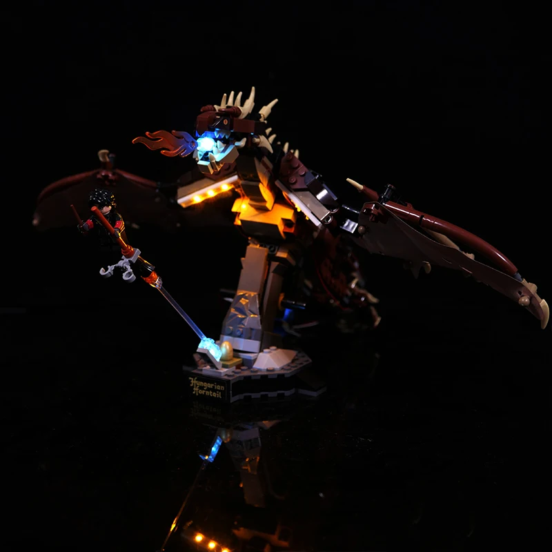 RC DIY LED Light Kit For LEGO 76406 Dragon Building Block Set（Only LED Light,Without Blocks Model）