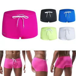 Swimsuit Briefs Swimming Short Men's Swim Shorts Sexy Swimwear Beach Wear Stretch Breathable Trunks Comfortable Men Pants