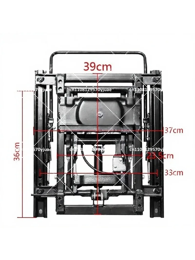 Truck Pneumatic Air Suspension Seat Base for Bus Driver Hydraulic Replacement