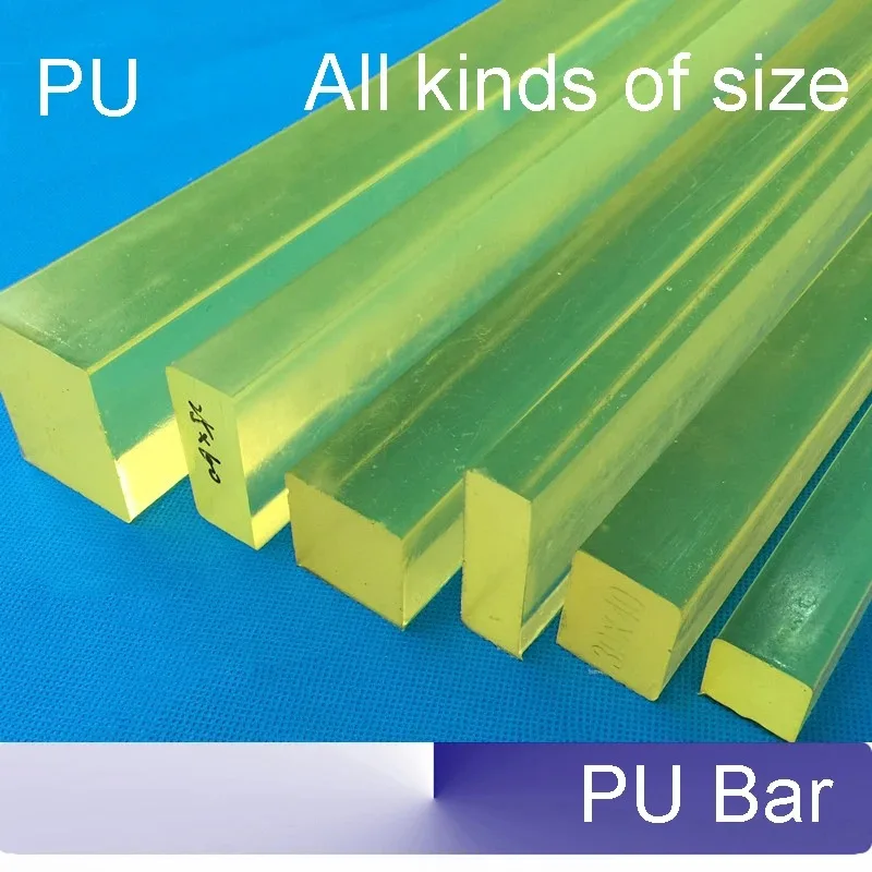 

1pcs=50cm Polyurethane square sticks Excellent sticks PU square bar Elastic rubber sticks Wear-resistant bar board PU rods