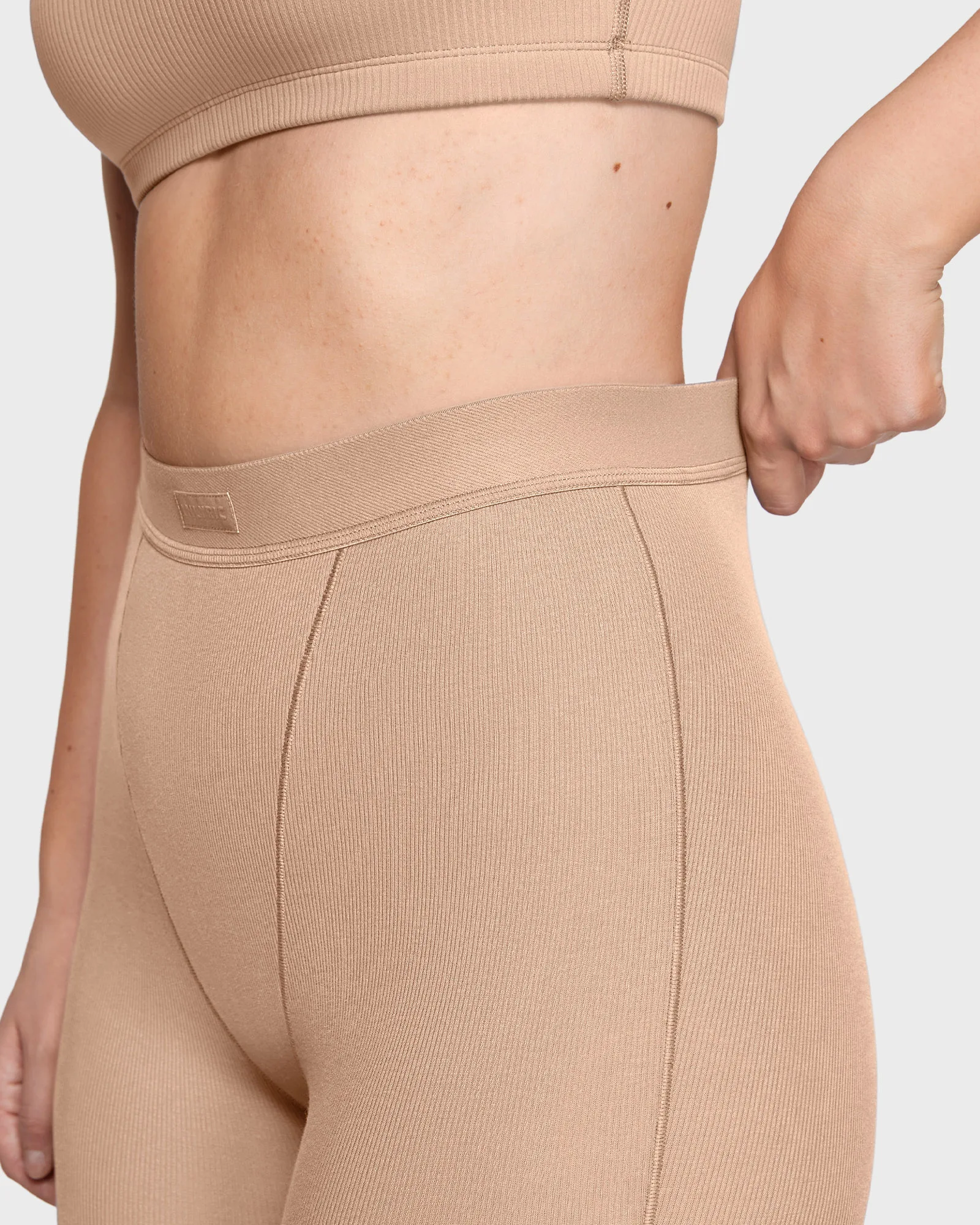 Leggings de algodón para mujer, pantalones de yoga suaves de cintura alta, elásticos de entrenamiento, longitud completa