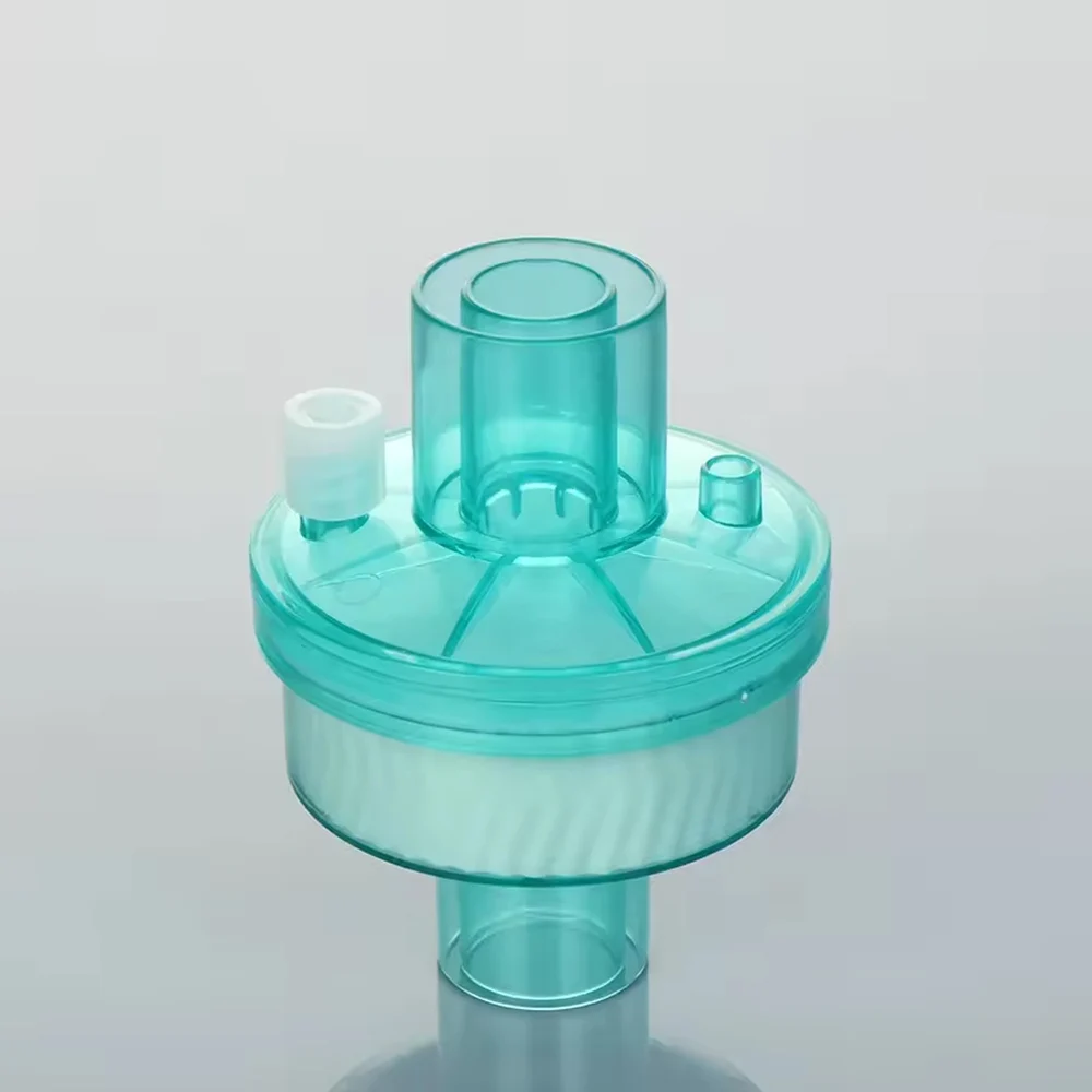 1/5pcs Disposable Breathing System Filters Bacteria Filter HME HEPA Ventilator Accessories Moisture Heat Exchanger