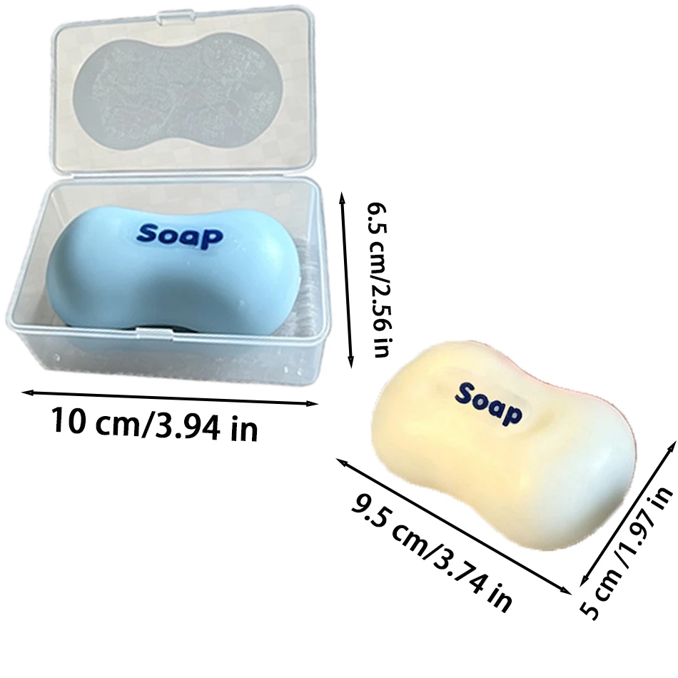 Wax Coated Crunchy Soap Squeeze Toy Crispy Sound Sensory Stress Relief Soap Ball Slow Rising Squishy Finger Relax ASMR Fidget