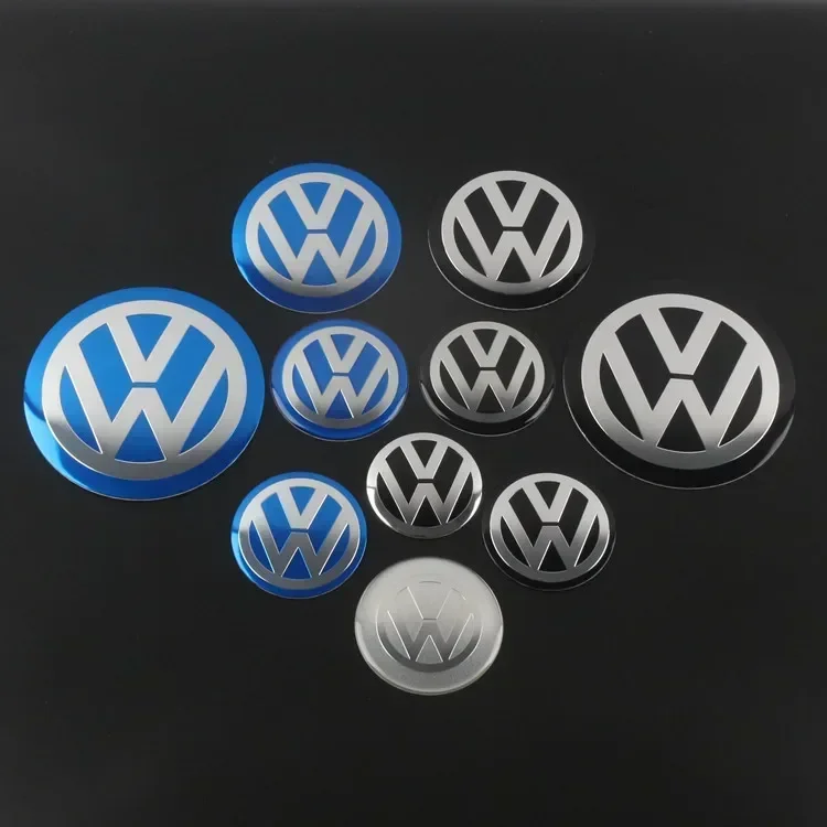 75mm 4pcs Car Styling Wheel Center Hub Sticker for VOLKSWAGEN Golf 5 6 7 Polo Passat Tiguan CC Bettle Bora Touran Jetta Santana