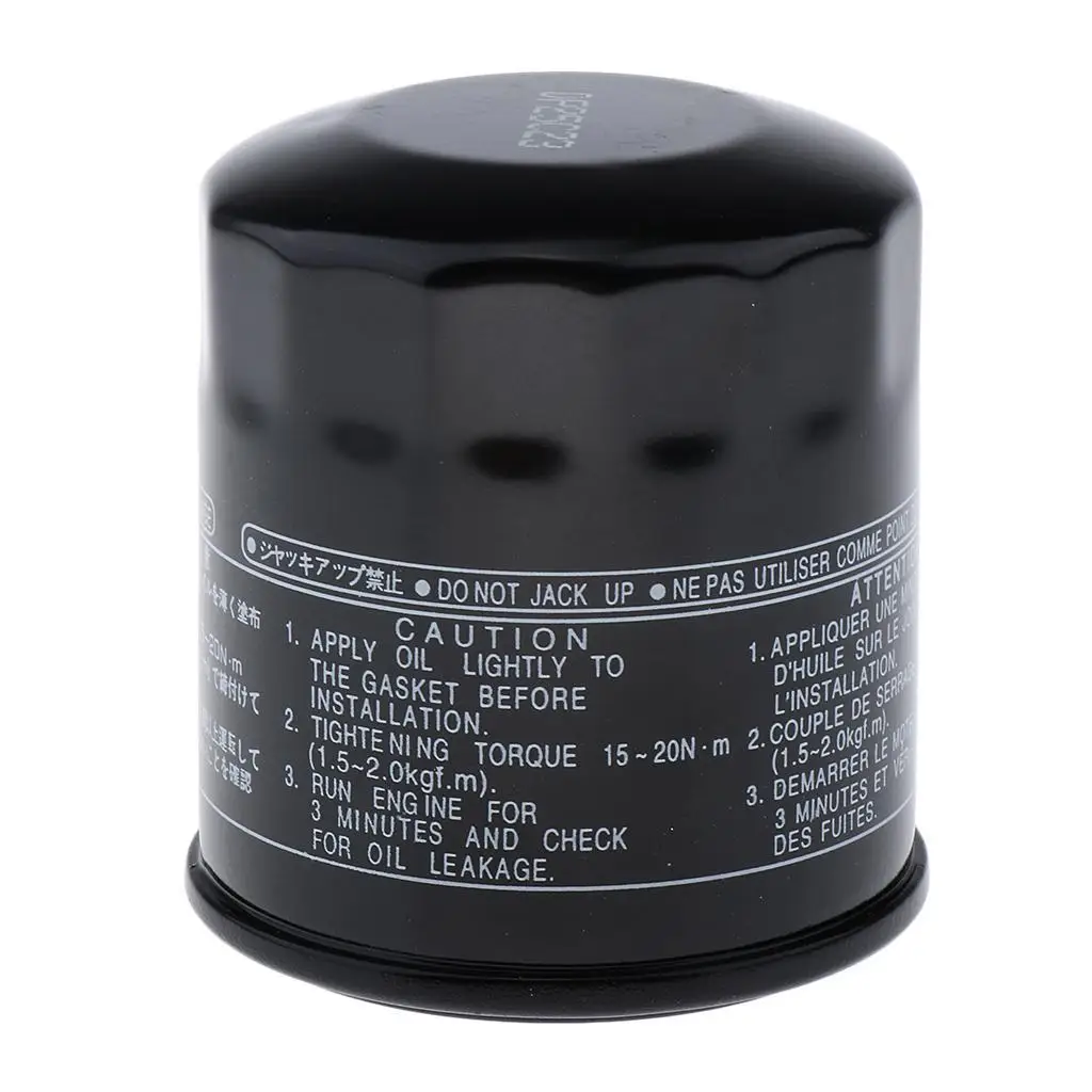 

Oil Filter Black Metal Motorcycle Engine Oil Maintenance Part for Kawasaki 16097-1068