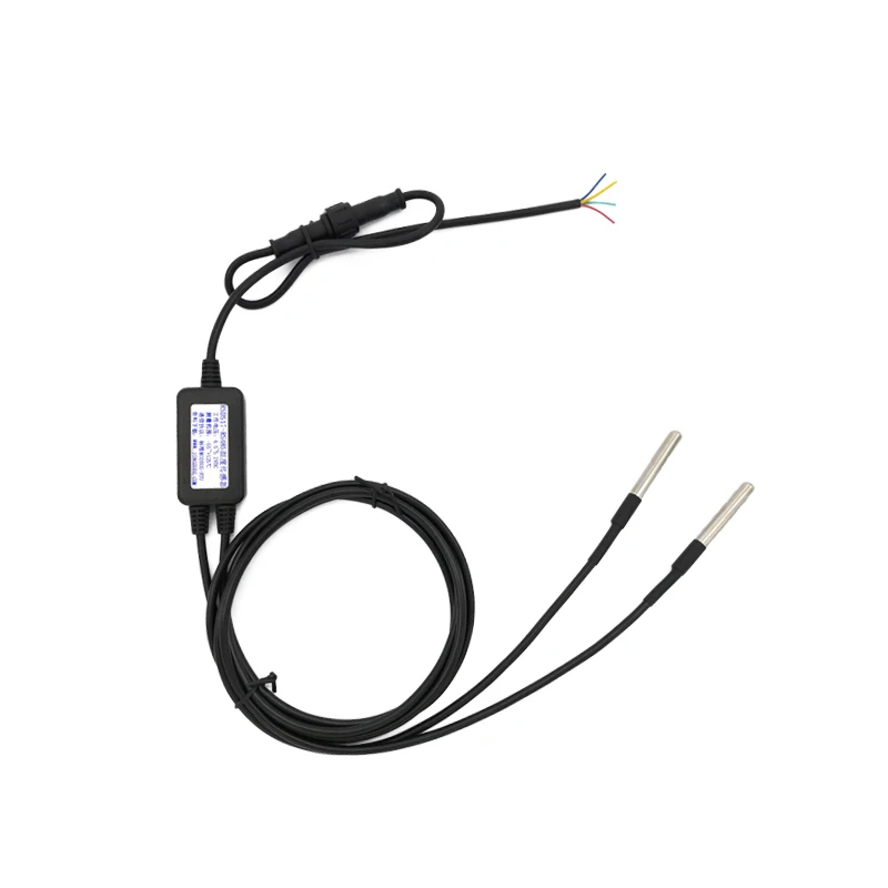 

2-channel DS18B20 to RS485 temperature sensor 2-channel 18B20 high-precision acquisition sensor RSDS17