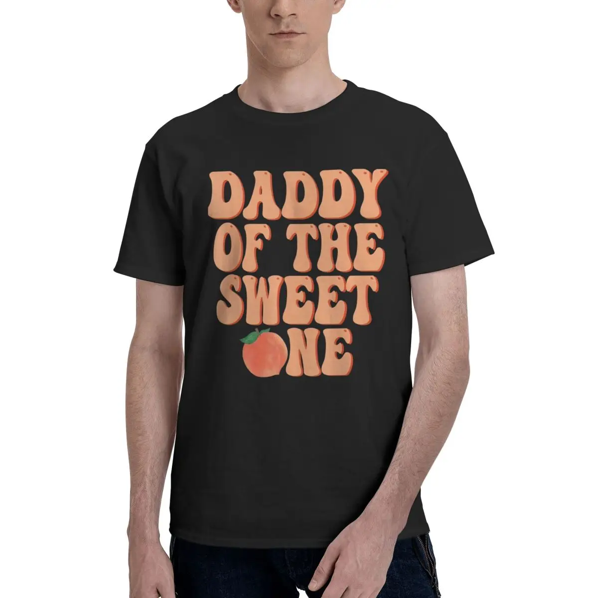 Movement Daddy Sweet Peach Tee Top tee Championship Vintage High grade Travel Eur Size