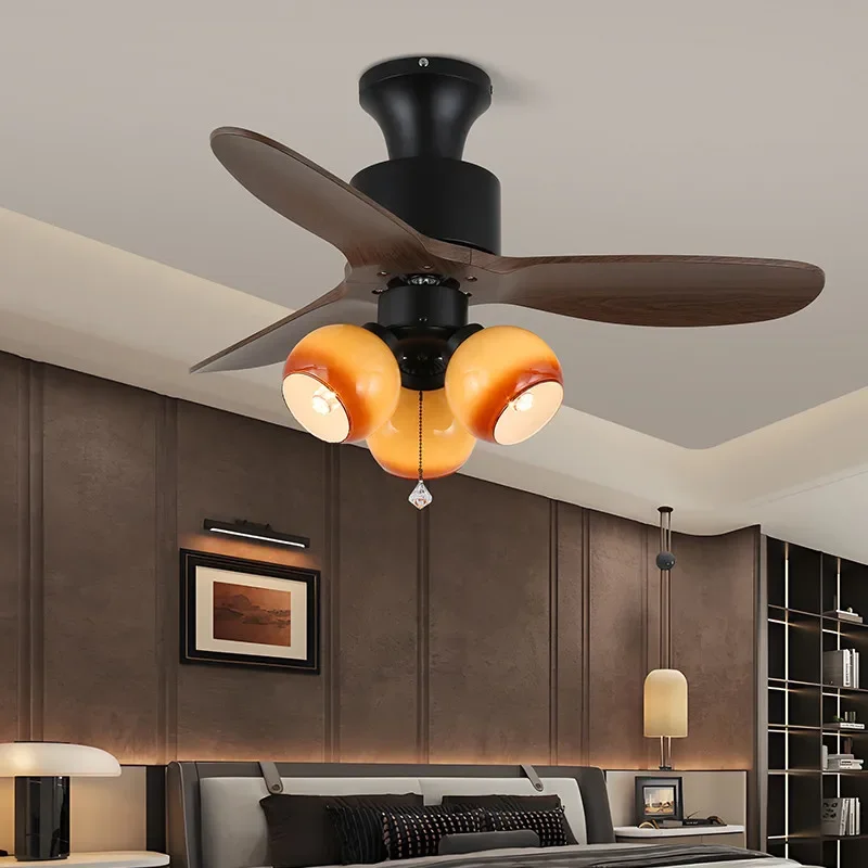 

DORIAN Nordic design Fan Light Creativity LED Living Room chandelier Ceiling lustre Cafe Remote Electric Fan Light