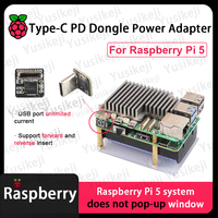 Raspberry Pi 5 TYPEC PD Dongle Power Adapter Trigger Activation to Solve UPS/POE GPIO Power System Error Warning No PD-Power